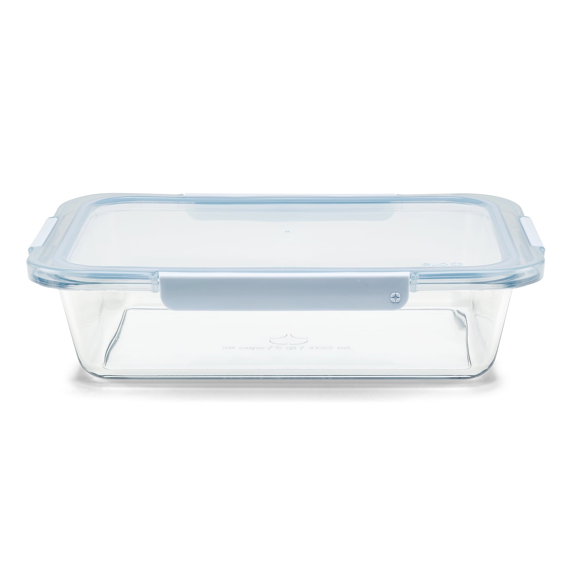 Ello Color Lock Glass 9x13 Deep Bakeware Dish, Windy Blue