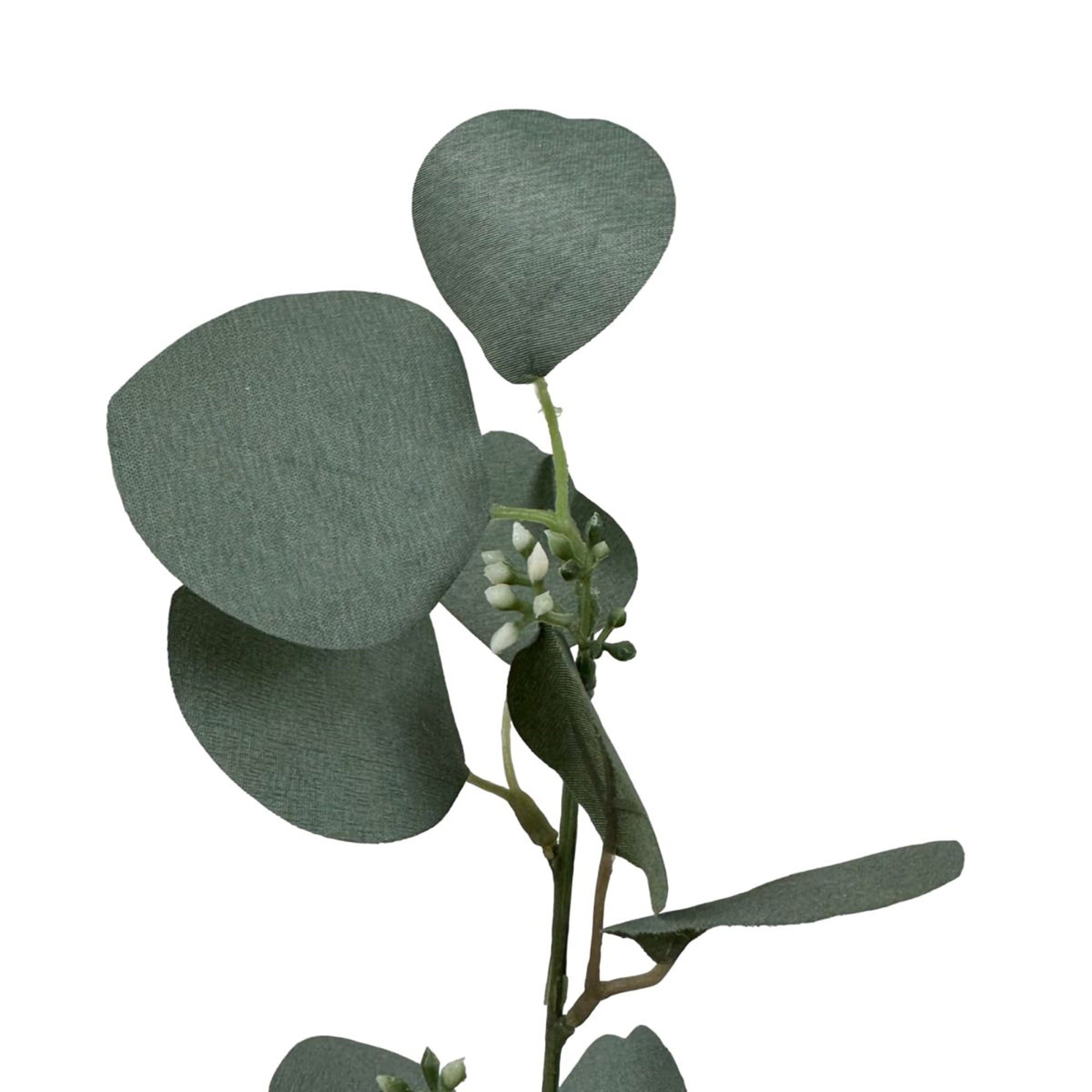 (2 pack) Mainstays Artificial Green Round Leaf Eucalyptus Stem, 34in Tall Floral Picks