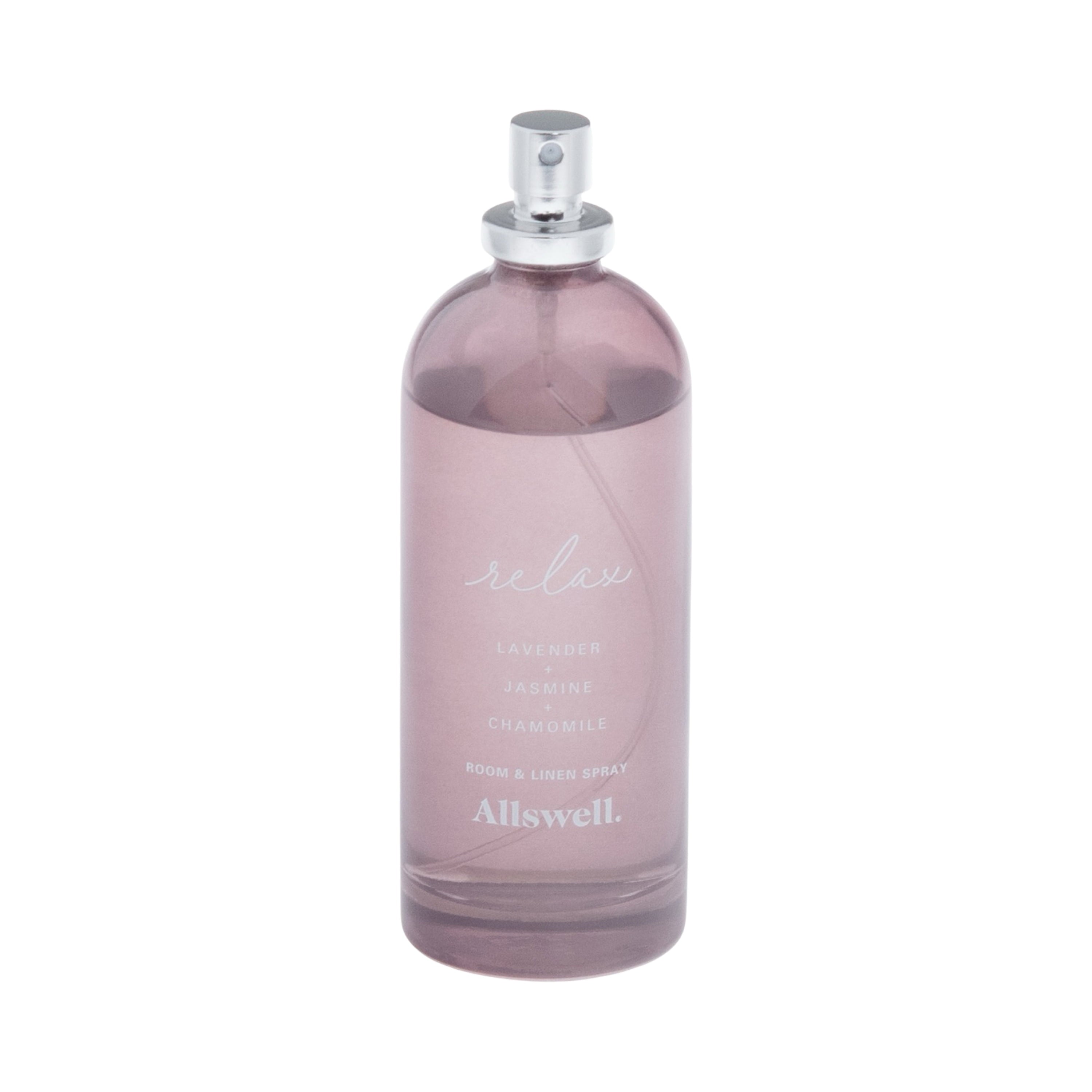 Allswell Relax (Lavender + Jasmine + Chamomile) Scented Room and Linen Spray 3.4 fl oz (100mL)