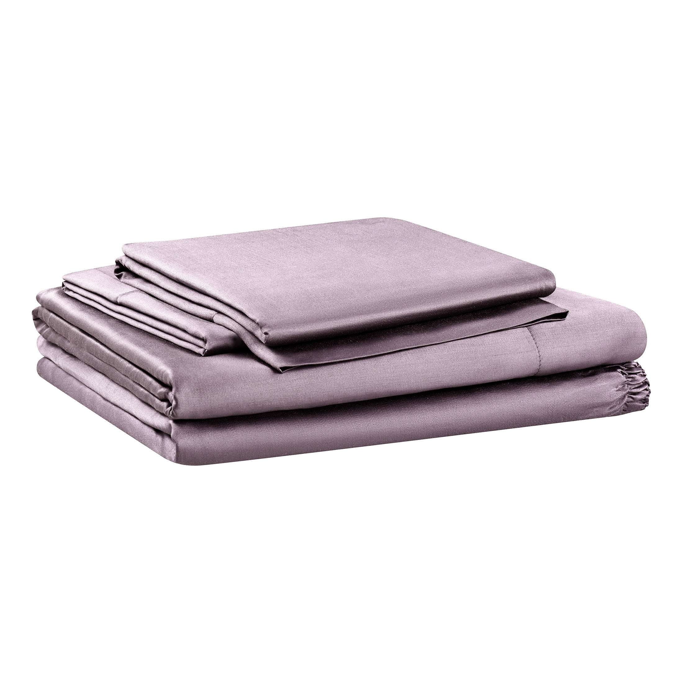 Allswell 4-Piece Soft & Silky Serenity 100% TENCEL™ Bed Sheets Set, Flagstone, Queen