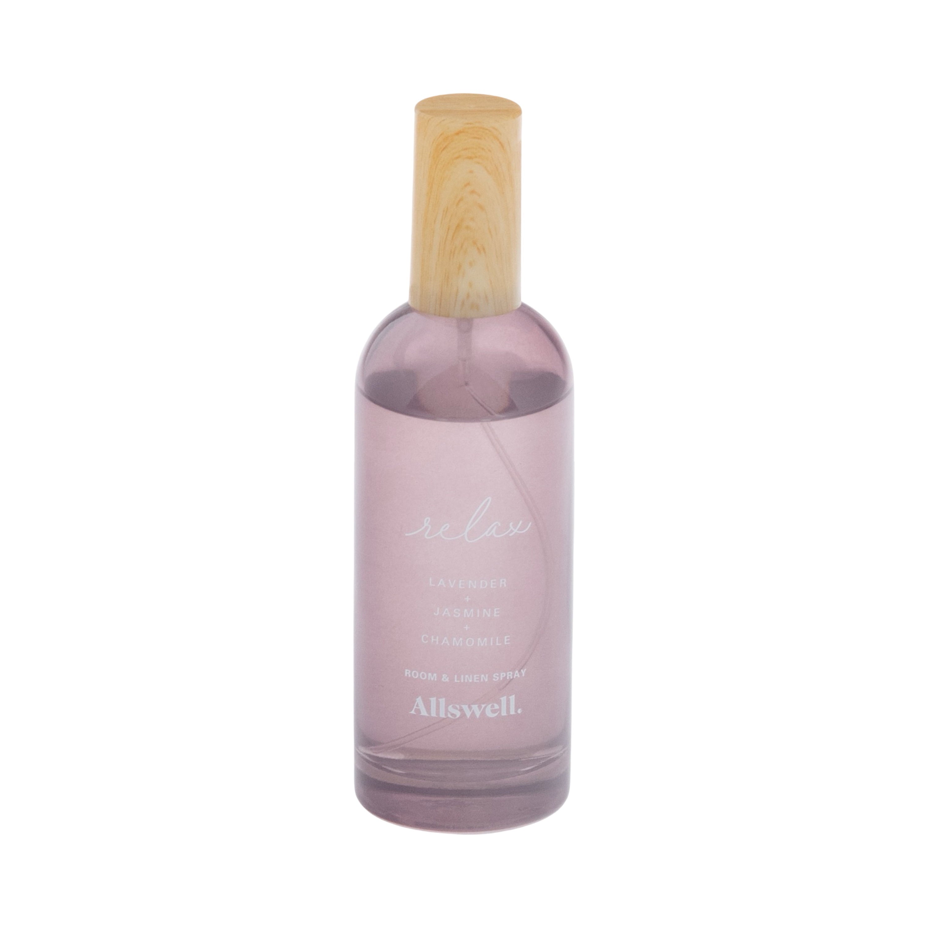 Allswell Relax (Lavender + Jasmine + Chamomile) Scented Room and Linen Spray 3.4 fl oz (100mL)