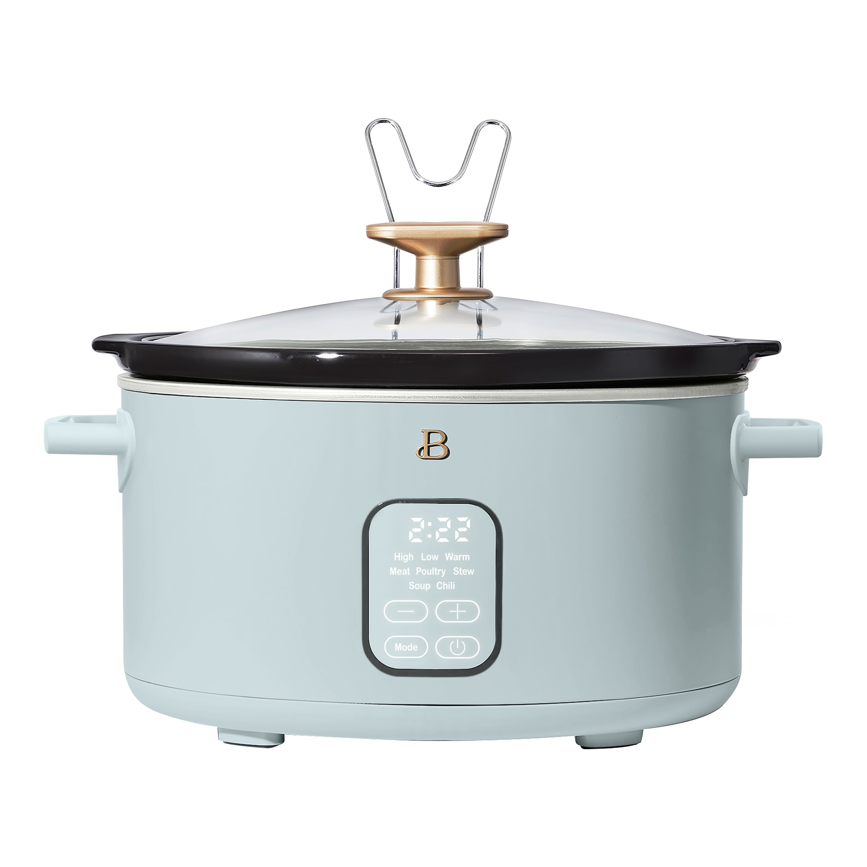 Beautiful 6 Qt Programmable Slow Cooker, White Icing by Drew Barrymore