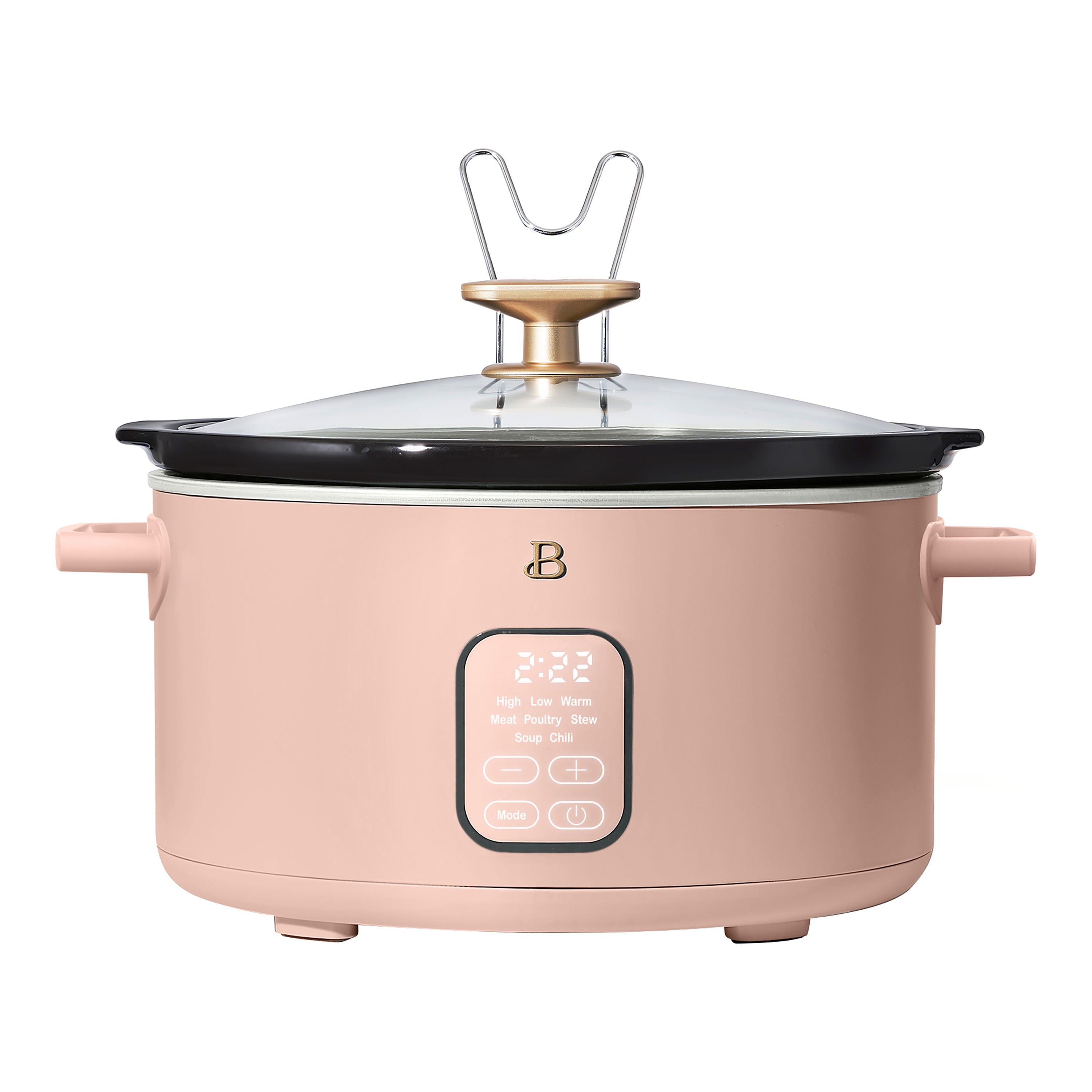 Beautiful 6 Qt Programmable Slow Cooker, White Icing by Drew Barrymore