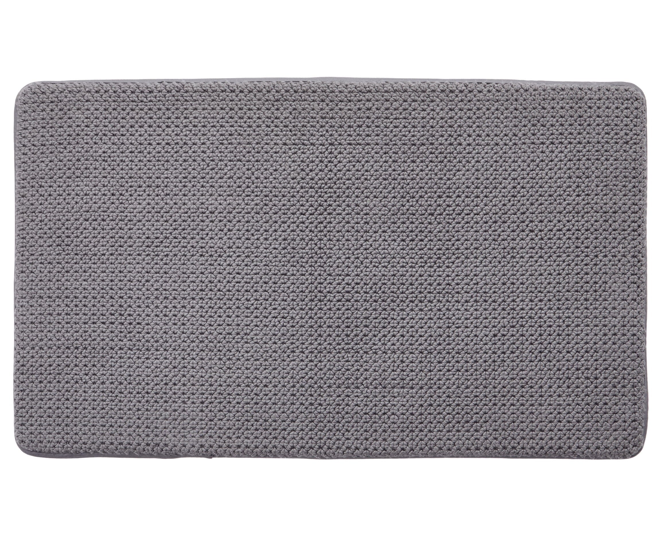 Better Homes & Gardens Signature Soft Cotton Memory Foam Bath Rug, Green River, 20" x 34"