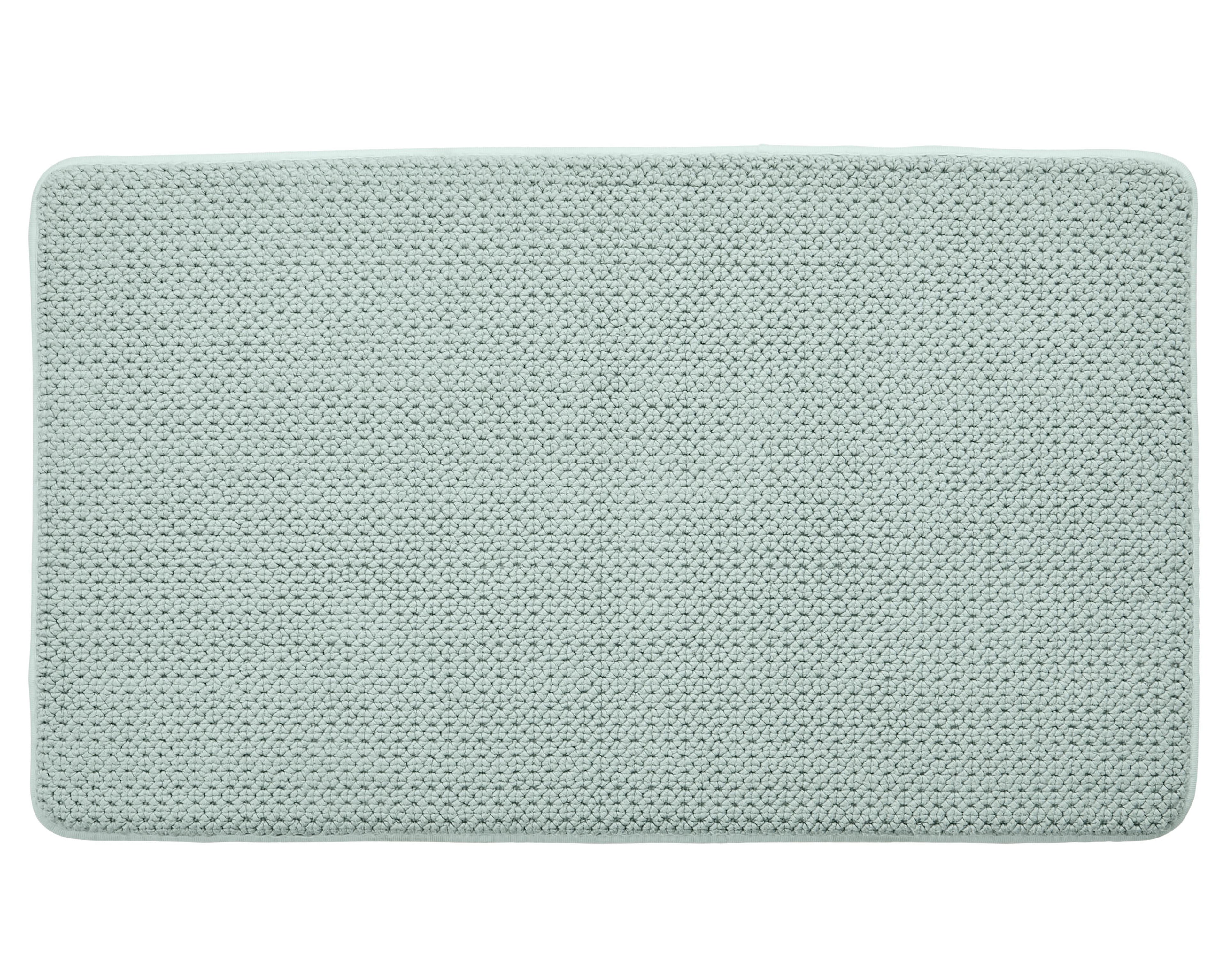 Better Homes & Gardens Signature Soft Cotton Memory Foam Bath Rug, Green River, 20" x 34"