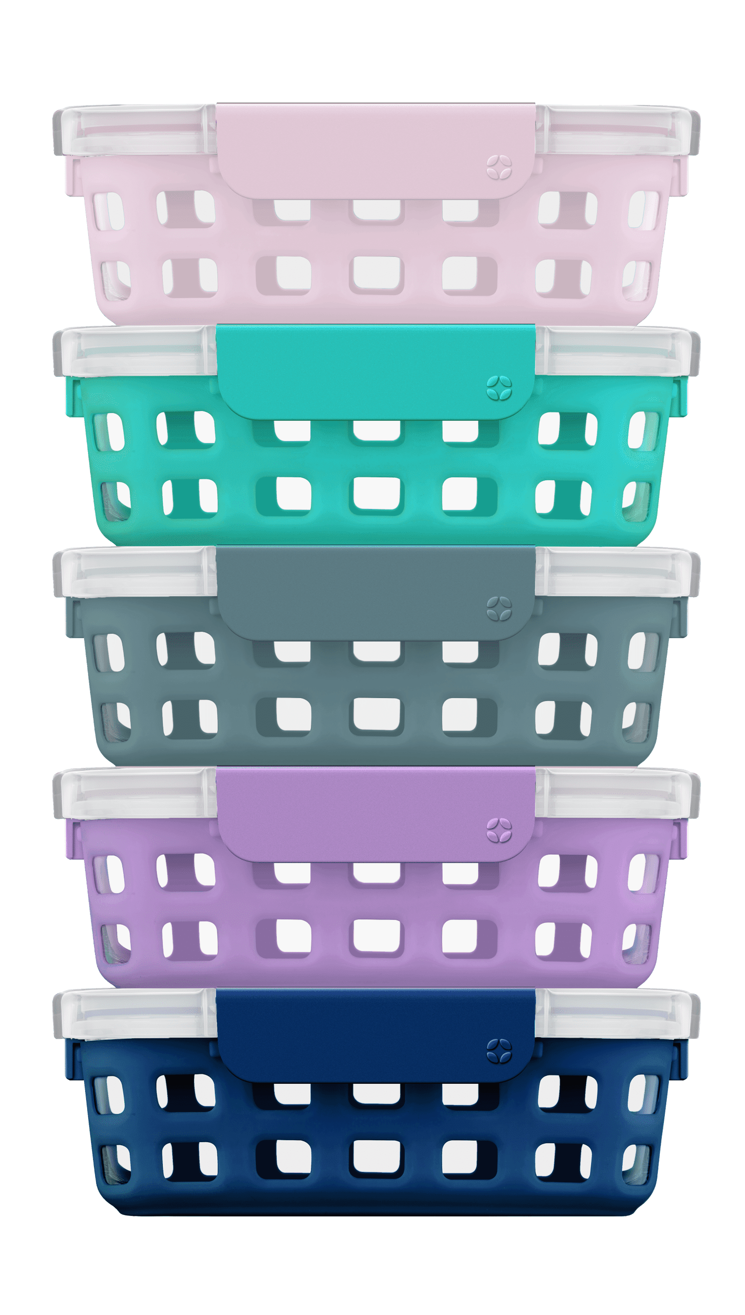 Ello Glass 3.4 Cup 27 Ounce Duraglass Food Storage Meal Prep Container Set, 10 Piece